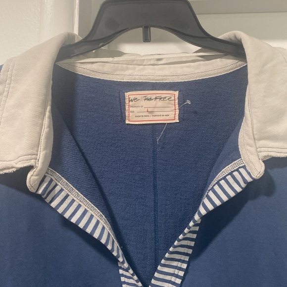 Women’s Free People We The Free Clean Prep Polo. Size Large. NWOT - Picture 10 of 15